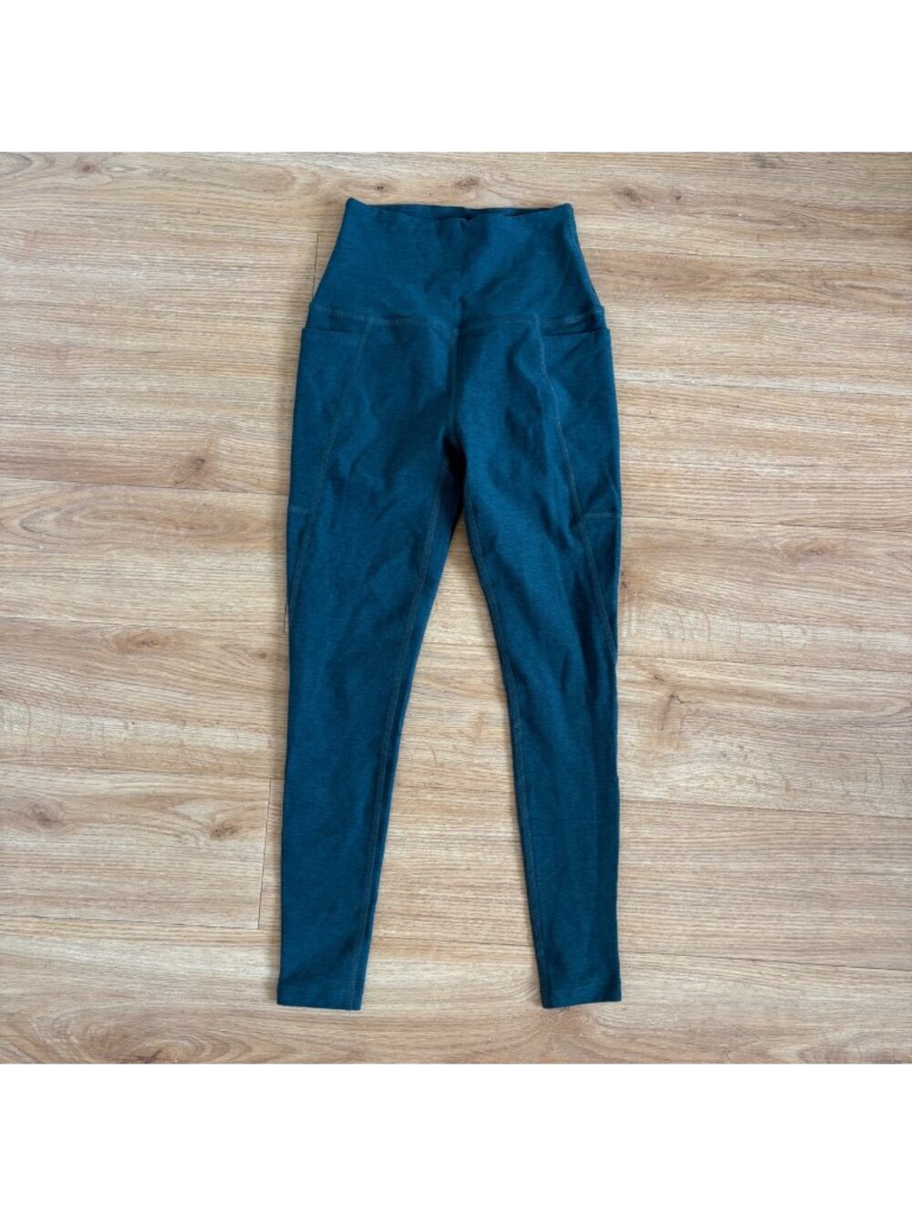 Beyond Yoga Athletic Spacedye Out Of Pocket HR Yoga Pants Aqua Women’s Sz S